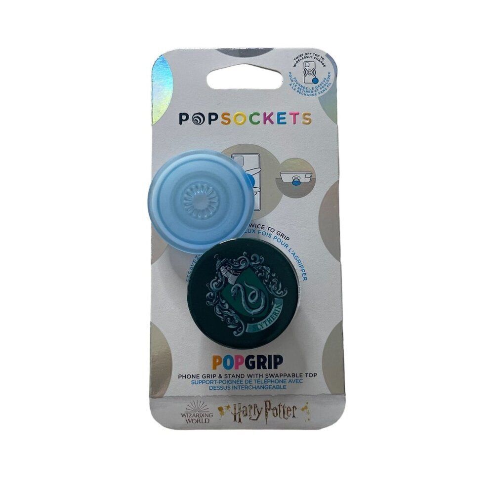 Harry Potter Slytherin PopSockets Phone Grip &‎ Stand Swappable Top New